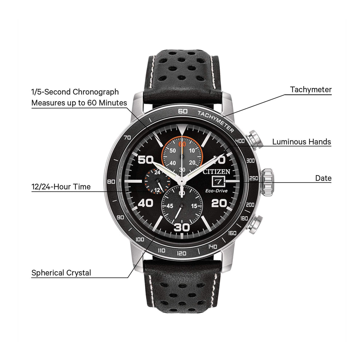 Men's Stainless Steel Chronograph Watch Z329