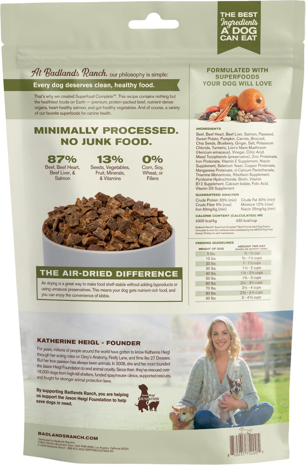 Air-Dried Beef Dog Food 24 oz Z890765