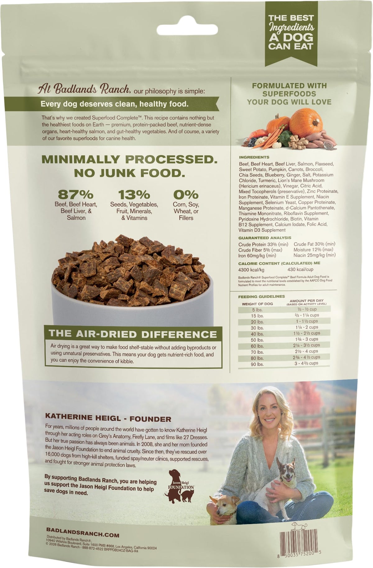 Air-Dried Beef Dog Food 24 oz Z890765