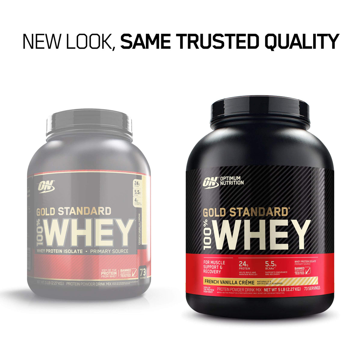Whey Protein Powder French Vanilla 5 Pound C4034