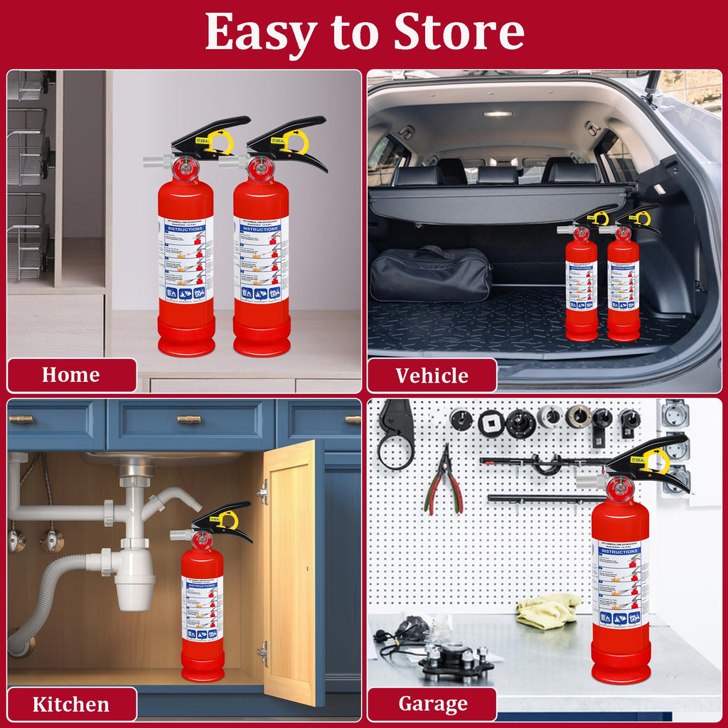 2-Pack 2.5 lb ABC Dry Chemical Fire Extinguisher M88104
