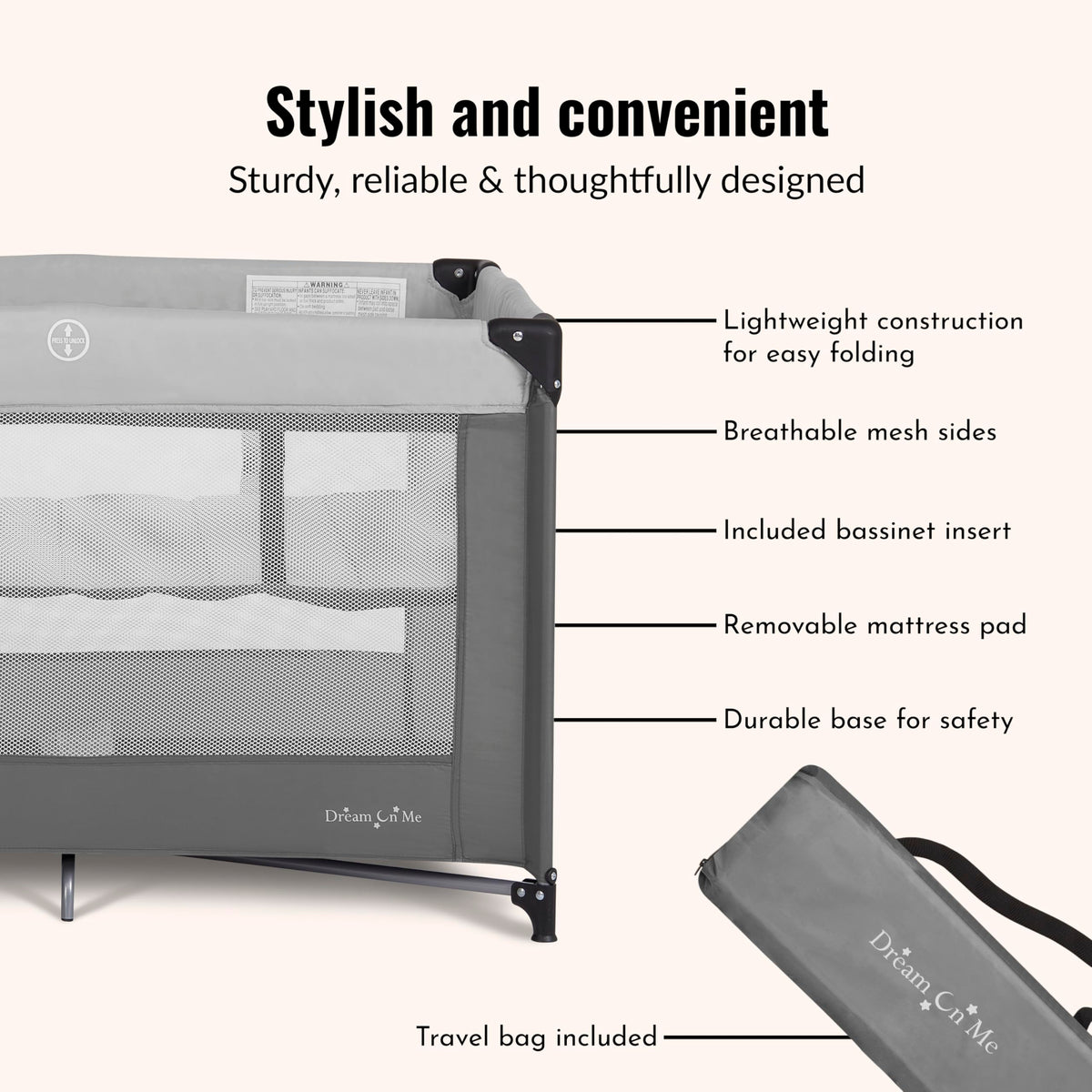 Portable Baby Playard with Bassinet I537130