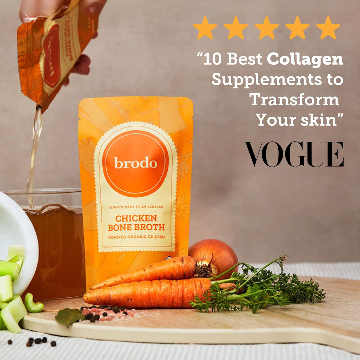 Collagen Rich Bone Broth Variety 6 x 8 oz C95441