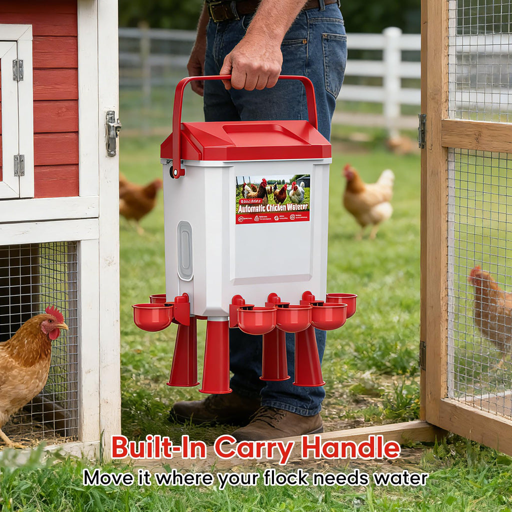 Automatic Chicken Waterer 3 Gallons with Float Valve Y658