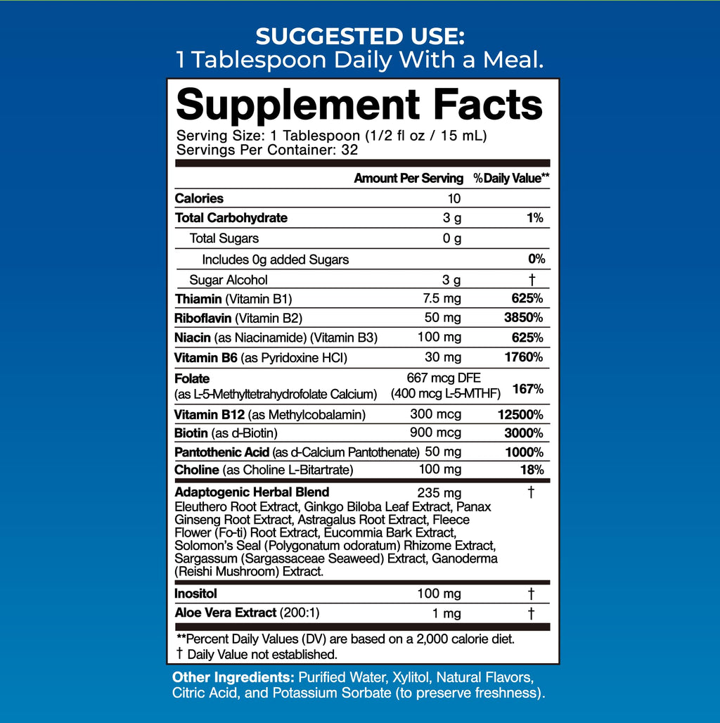 Liquid B-Complex Supplement 16 oz W43965