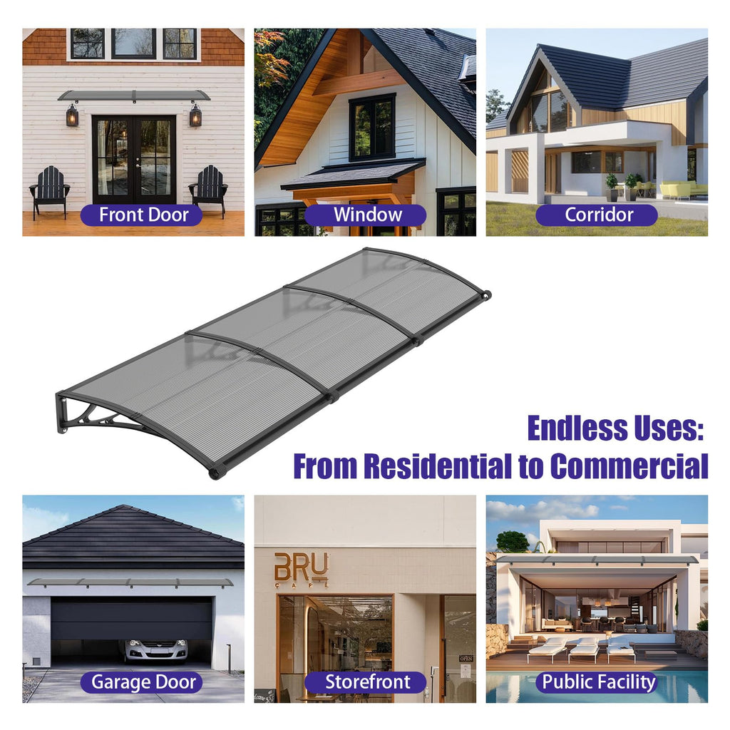 32" x 48" Window Door Awning Canopy with Drainage X95276