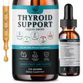 Liquid Thyroid Support Drops with Selenium Zinc Iodine L-Tyrosine Ashwagandha W72419