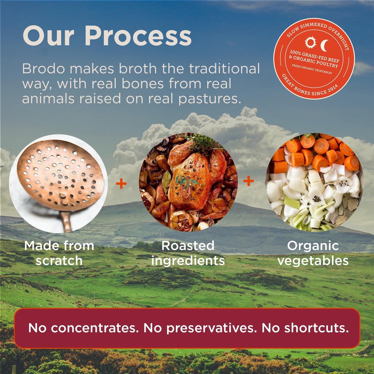 Collagen Rich Bone Broth Variety 6 x 8 oz C95441