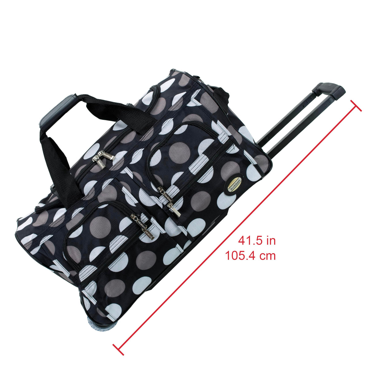 Rolling Duffel Bag, Black, 22" J52391