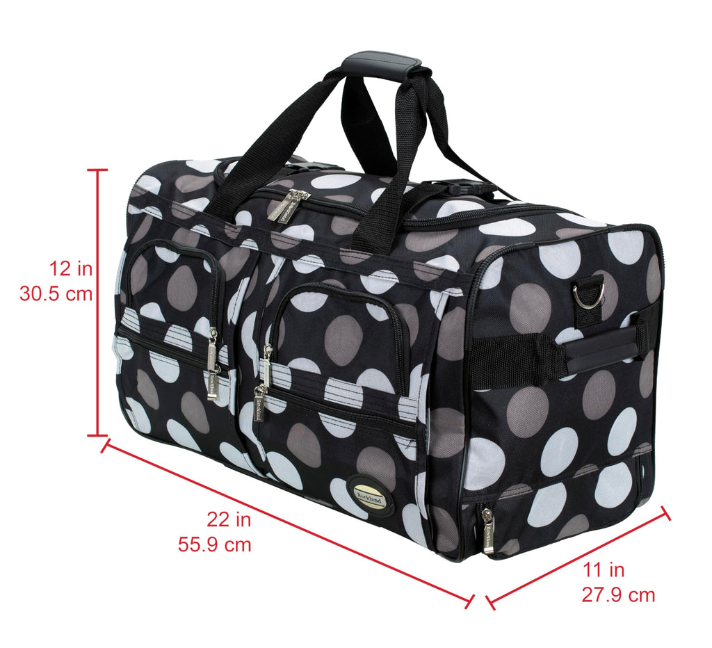 Rolling Duffel Bag, Black, 22" J52391