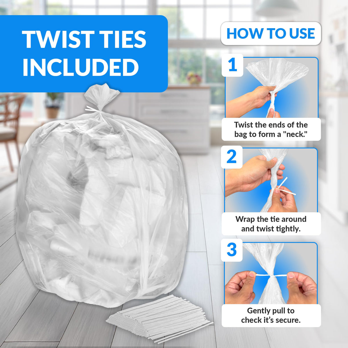 95 Gallon Heavy Duty Trash Bags M679345