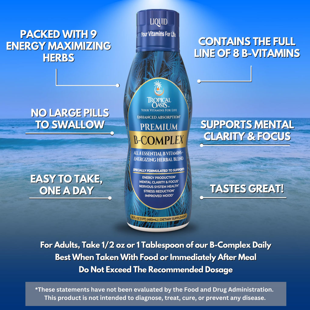 Liquid B-Complex Supplement 16 oz W43965