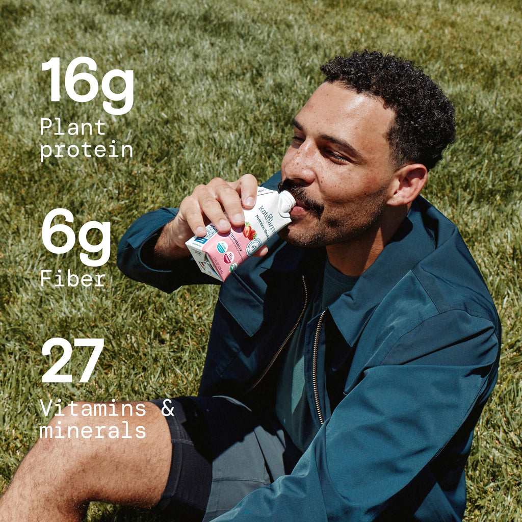 Organic Nutrition Shake, Strawberry, 16g Protein, 12 Pack Y419