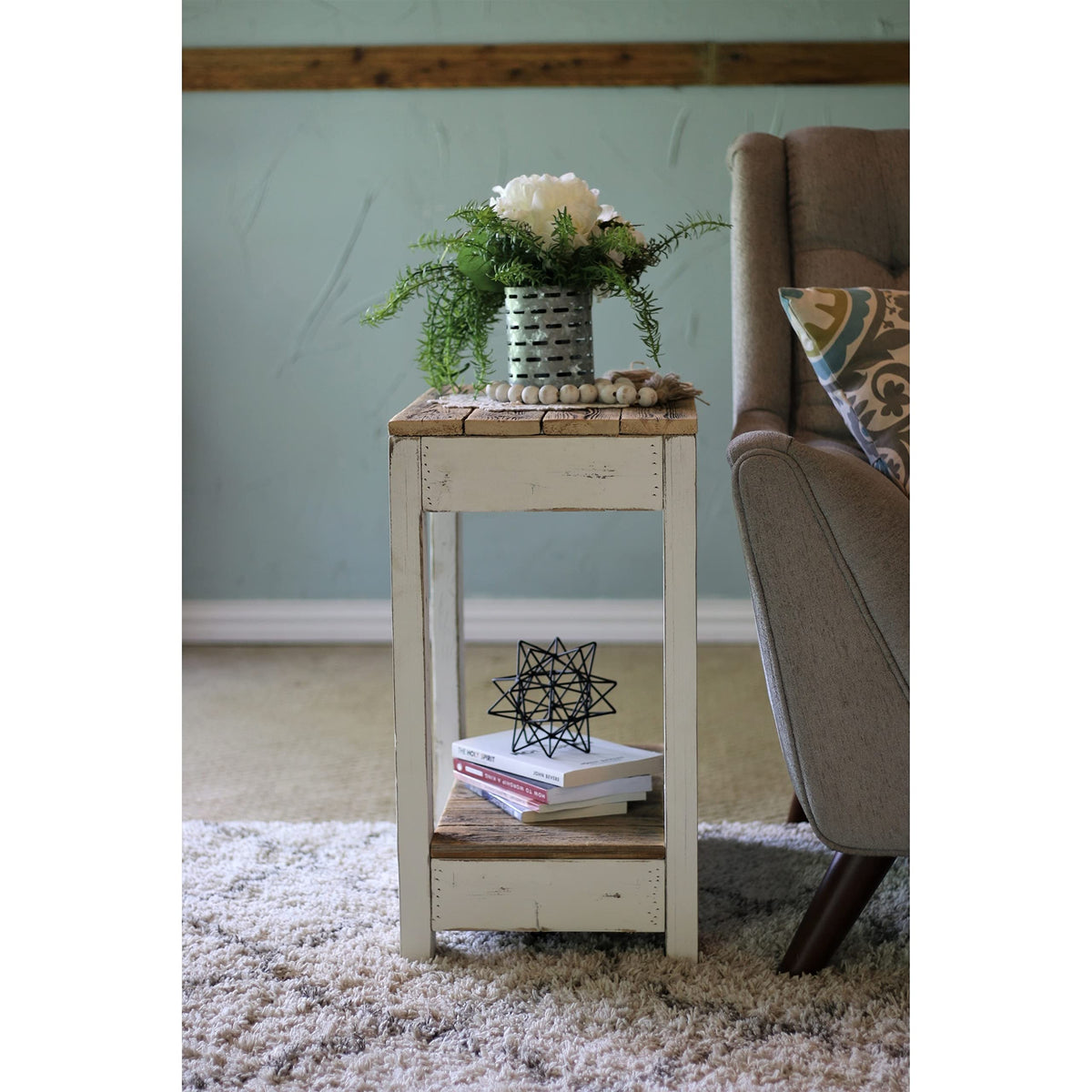 Turquoise Combo End Table J512248