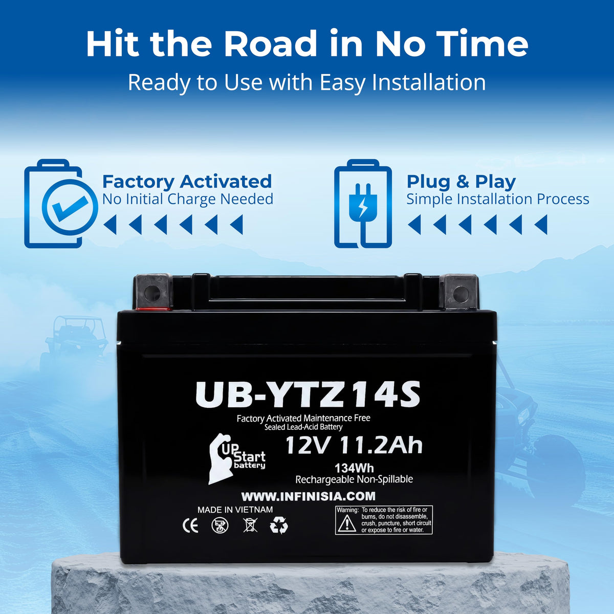 12V 11.2Ah Battery Y85243