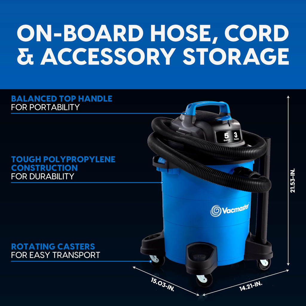 5-Gal Wet/Dry Vacuum B8977