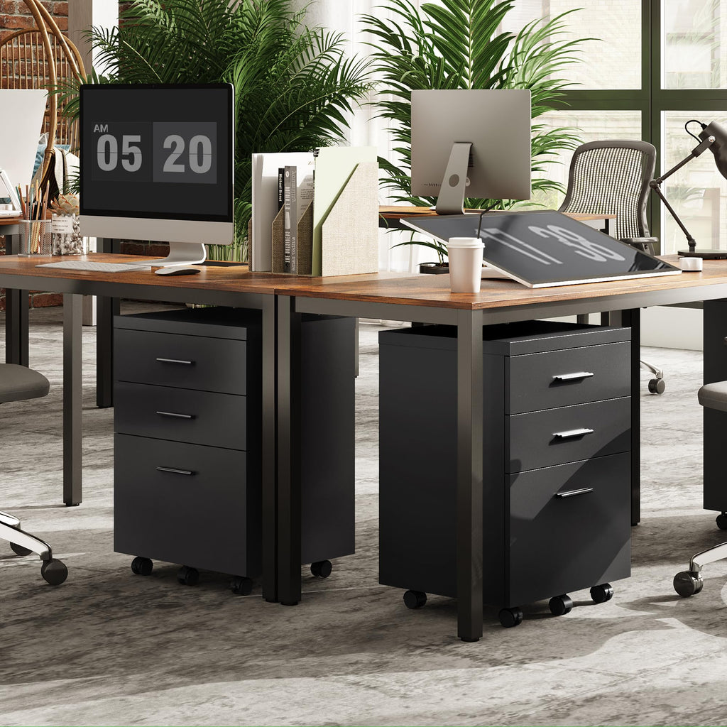 3 Drawer Wood File Cabinet S232