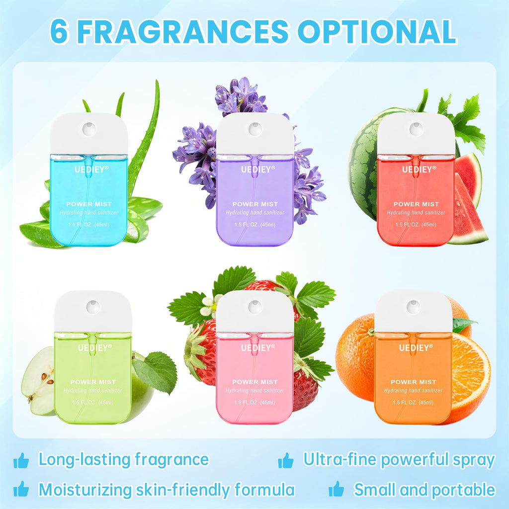 Hand Sanitizer Spray 6 Scents 1.3 Fl Oz Z181296