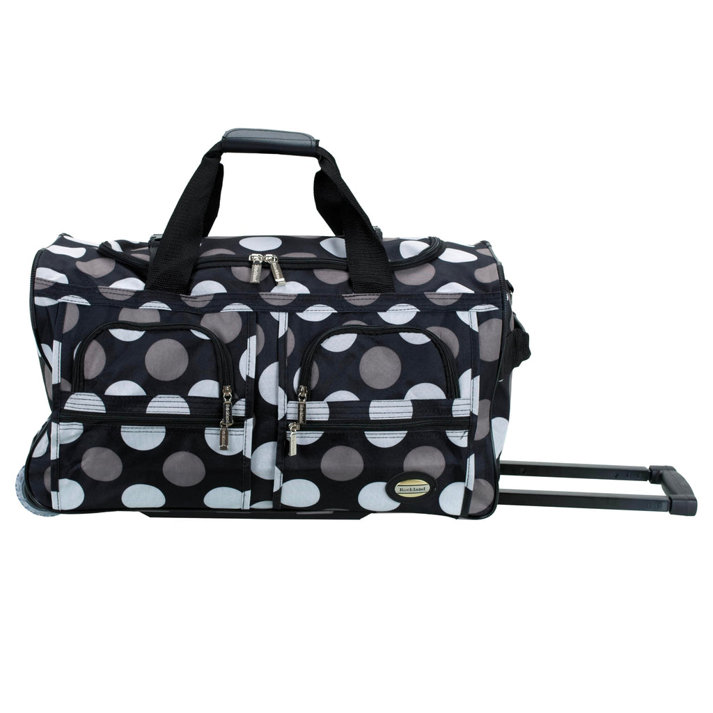 Rolling Duffel Bag, Black, 22" J52391