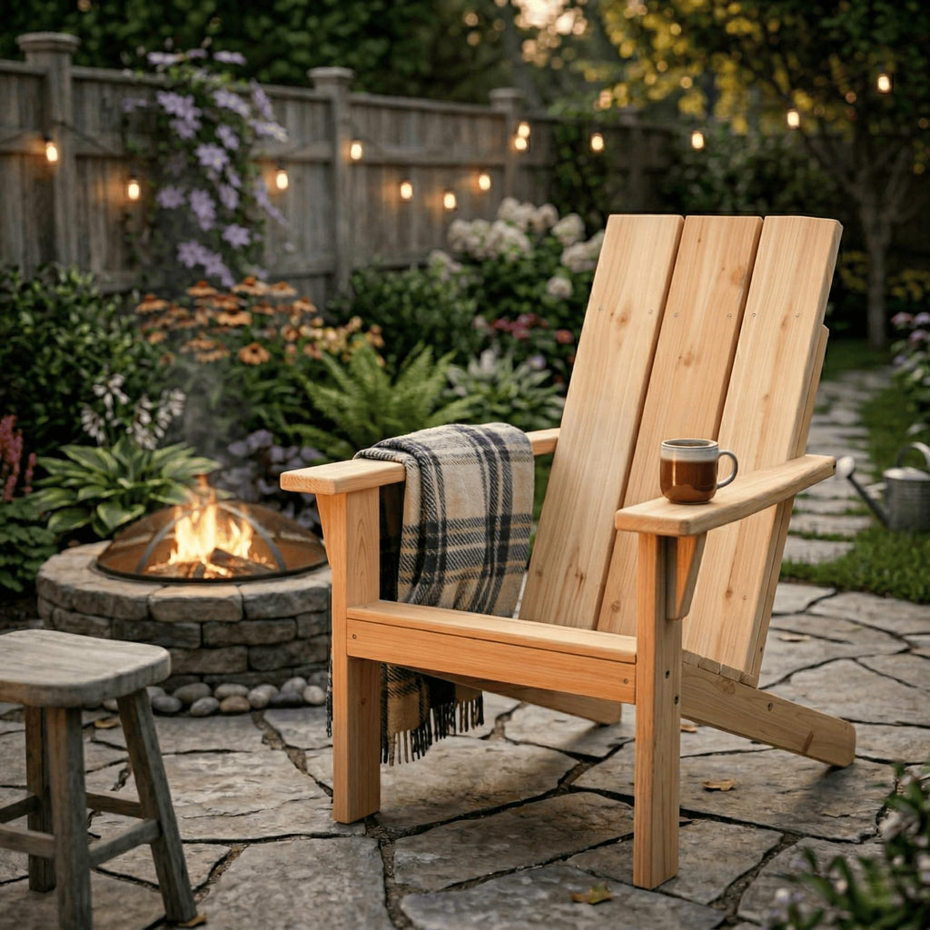 Natural Stain Adirondack Chair D5102
