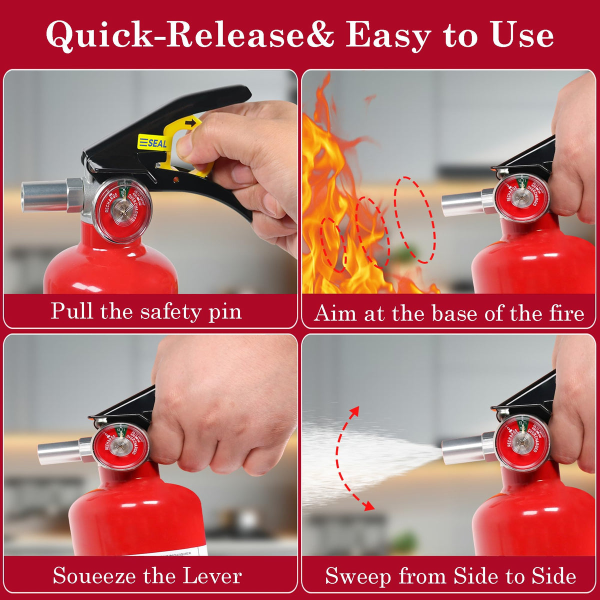 2-Pack 2.5 lb ABC Dry Chemical Fire Extinguisher M88104