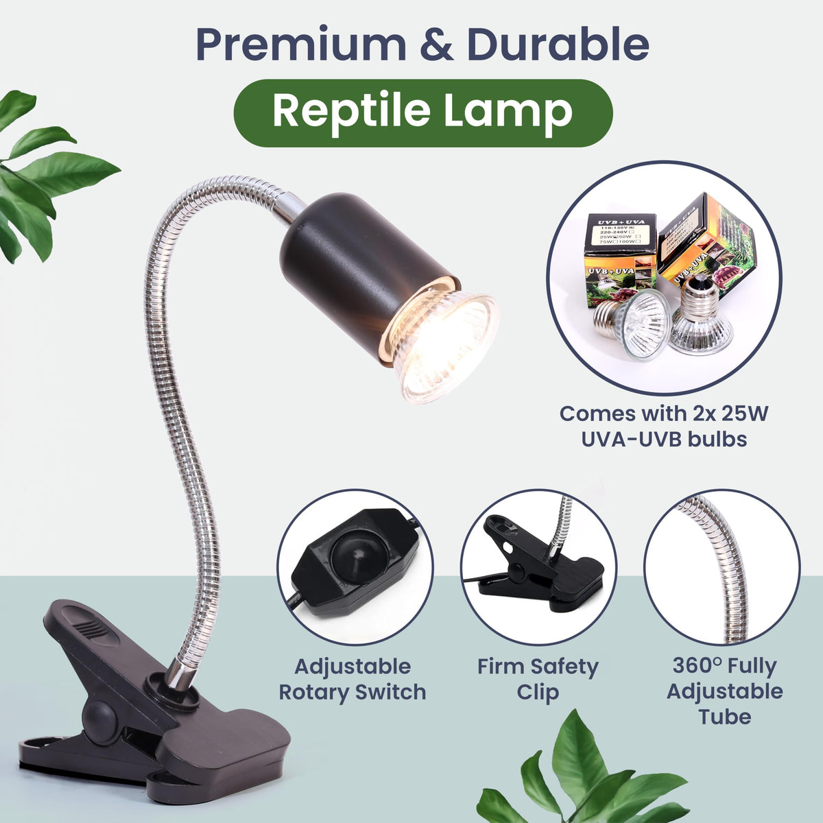 Black Turtle Tank Kit with Filter, UVB Lamp and Basking Platform F2211