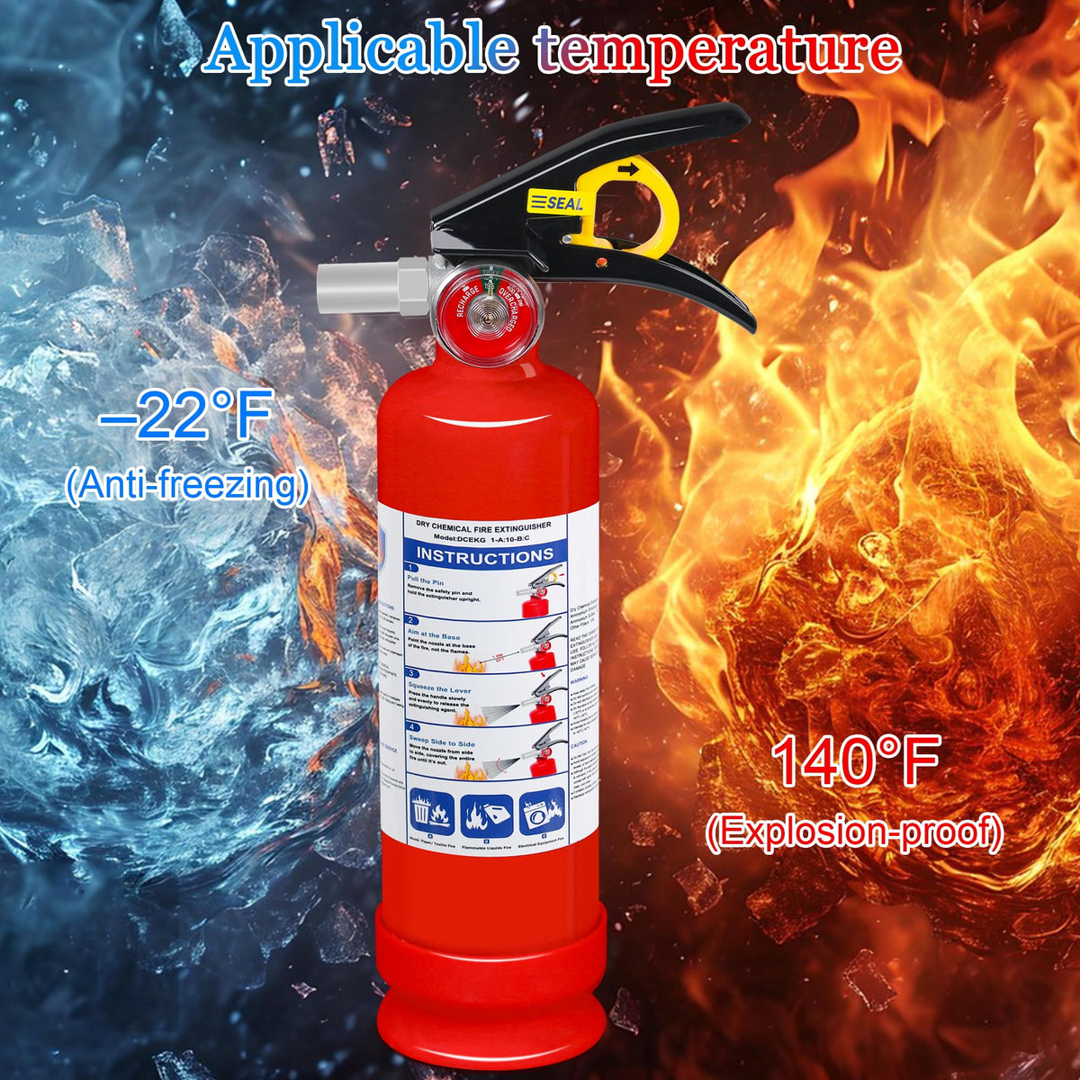 2-Pack 2.5 lb ABC Dry Chemical Fire Extinguisher M88104