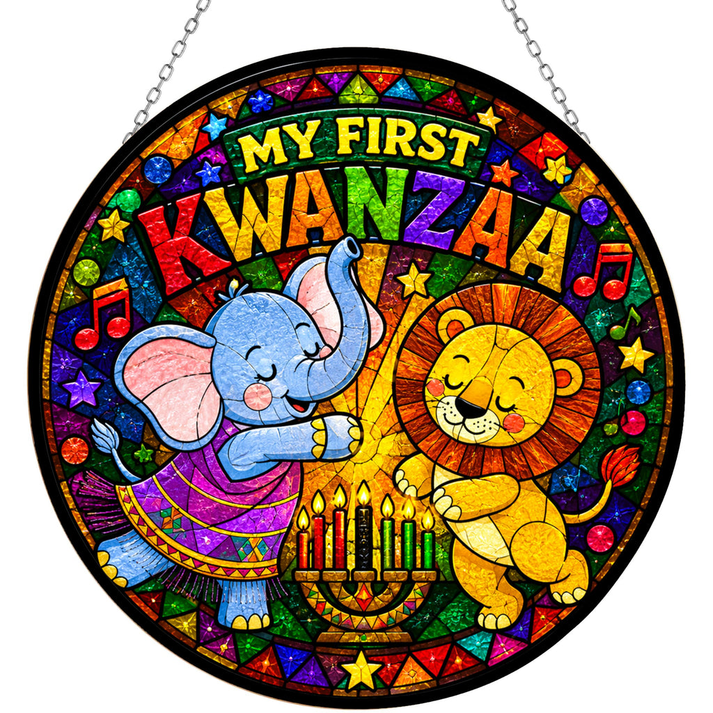 Stained Glass Wall Decor 7.9" X187614
