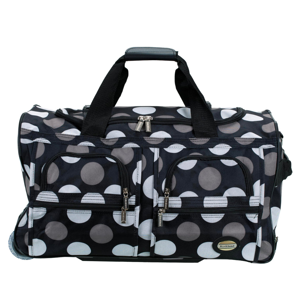 Rolling Duffel Bag, Black, 22" J52391