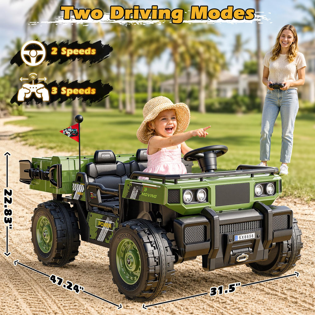 24V 2 Seater Ride On Dump Truck D5683