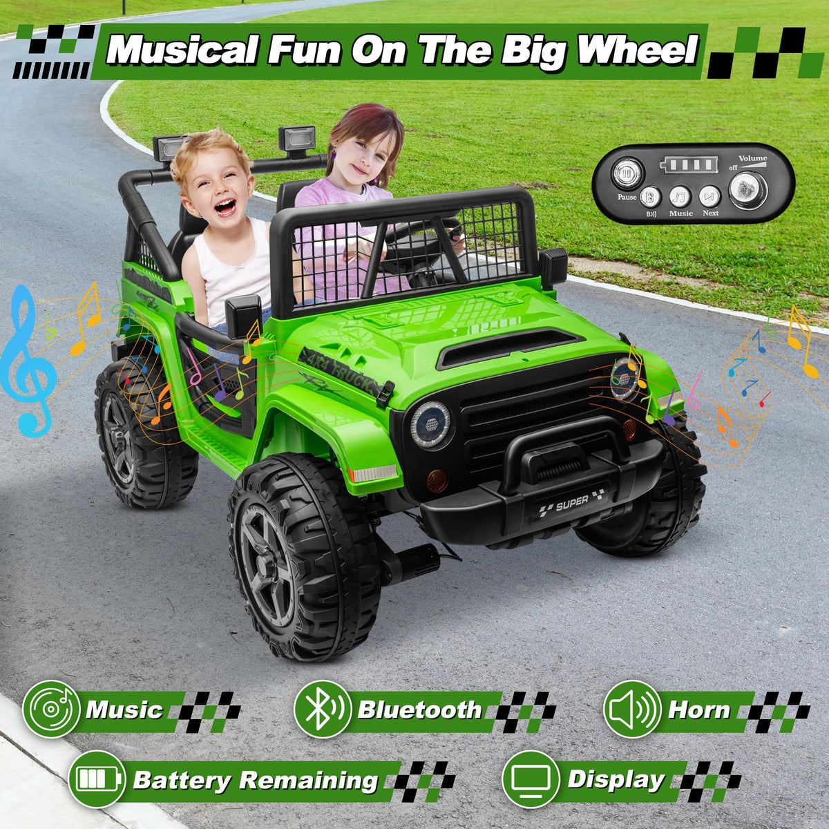 24V Ride on Car with Remote Control P7552
