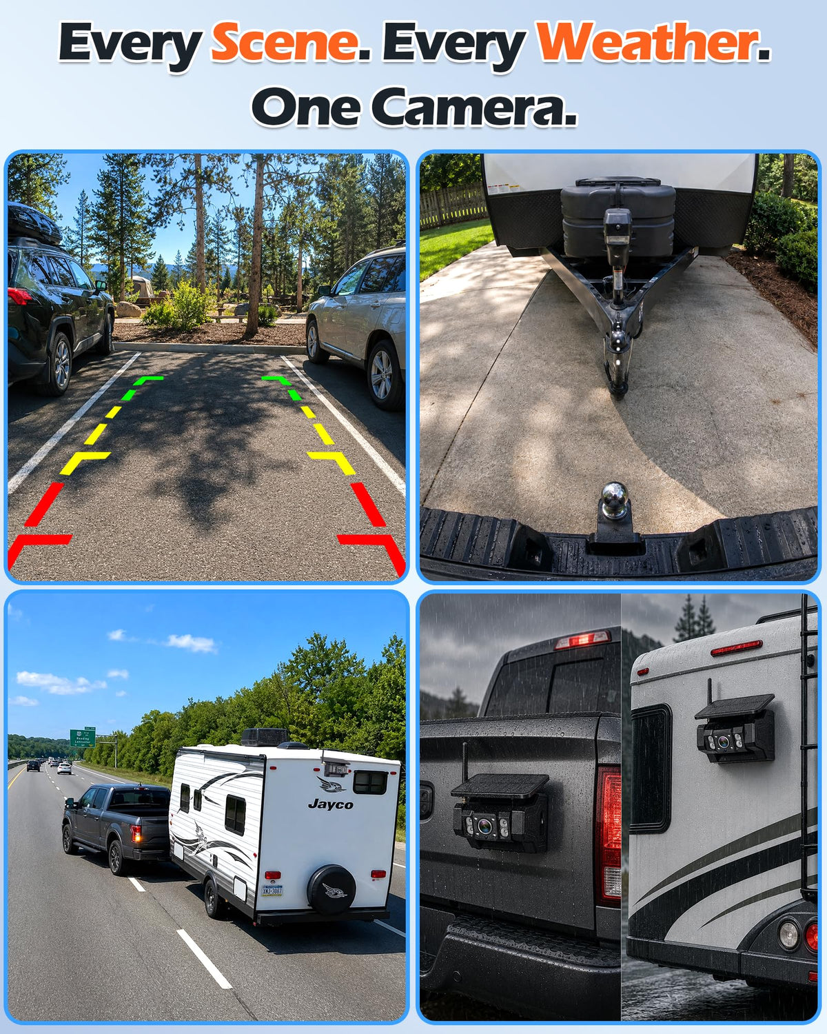 1080P Magnetic Wireless Backup Camera D9239