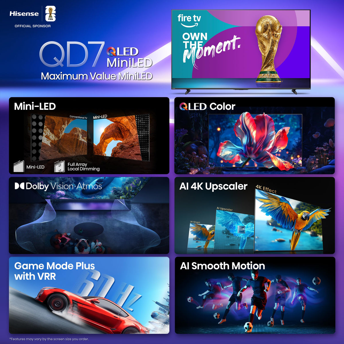 65" Mini-LED 4K UHD Smart TV S5491