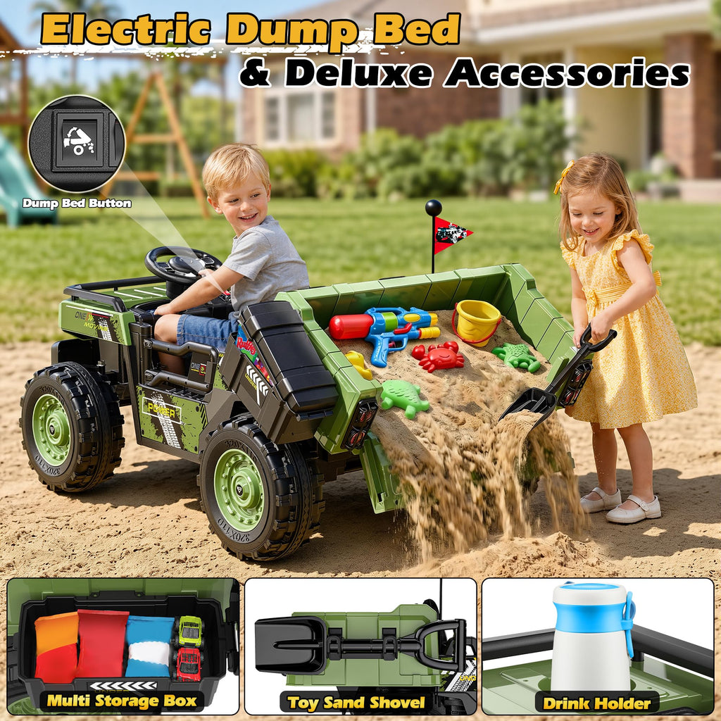 24V 2 Seater Ride On Dump Truck D5683
