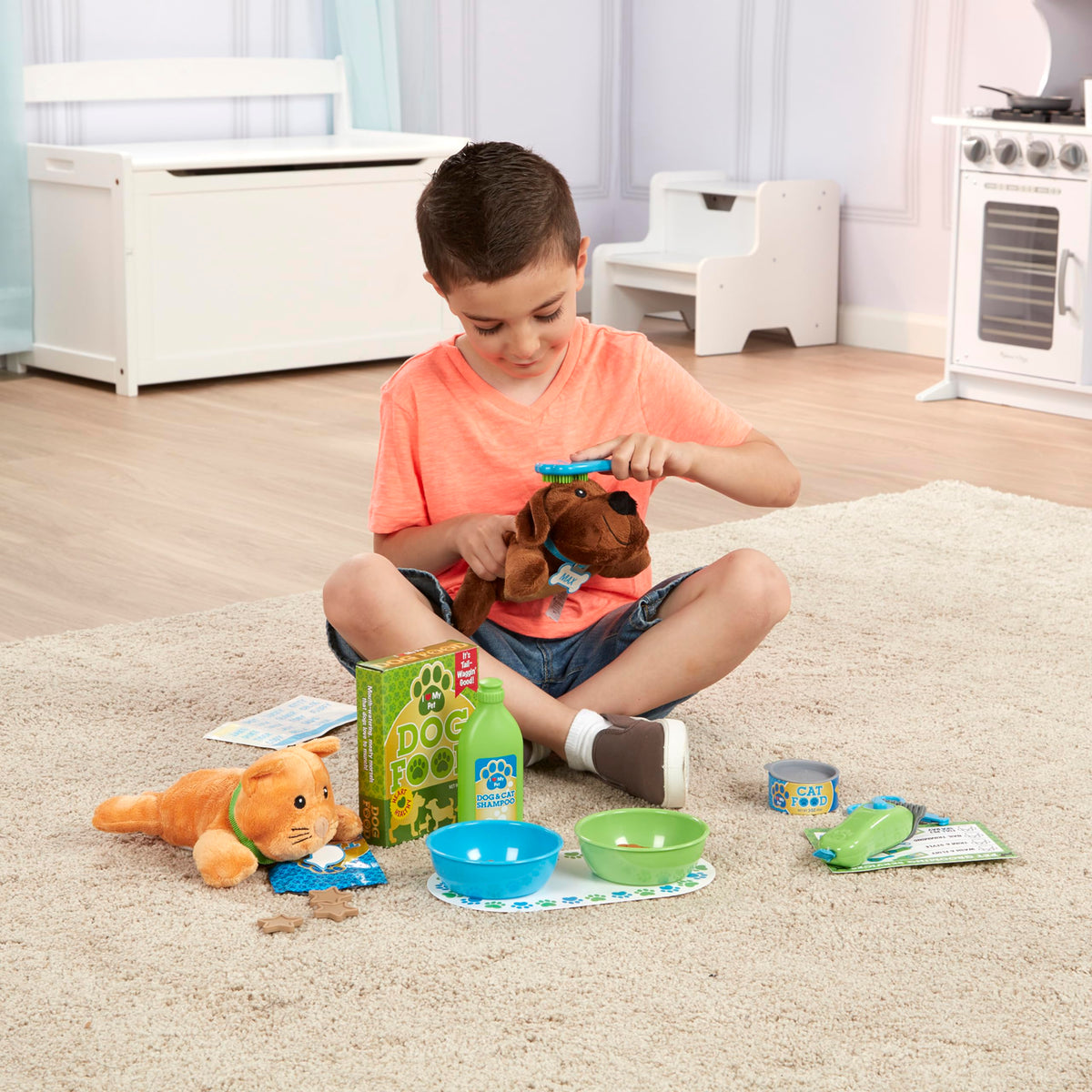 Feeding and Grooming Pet Care Play Set N5345