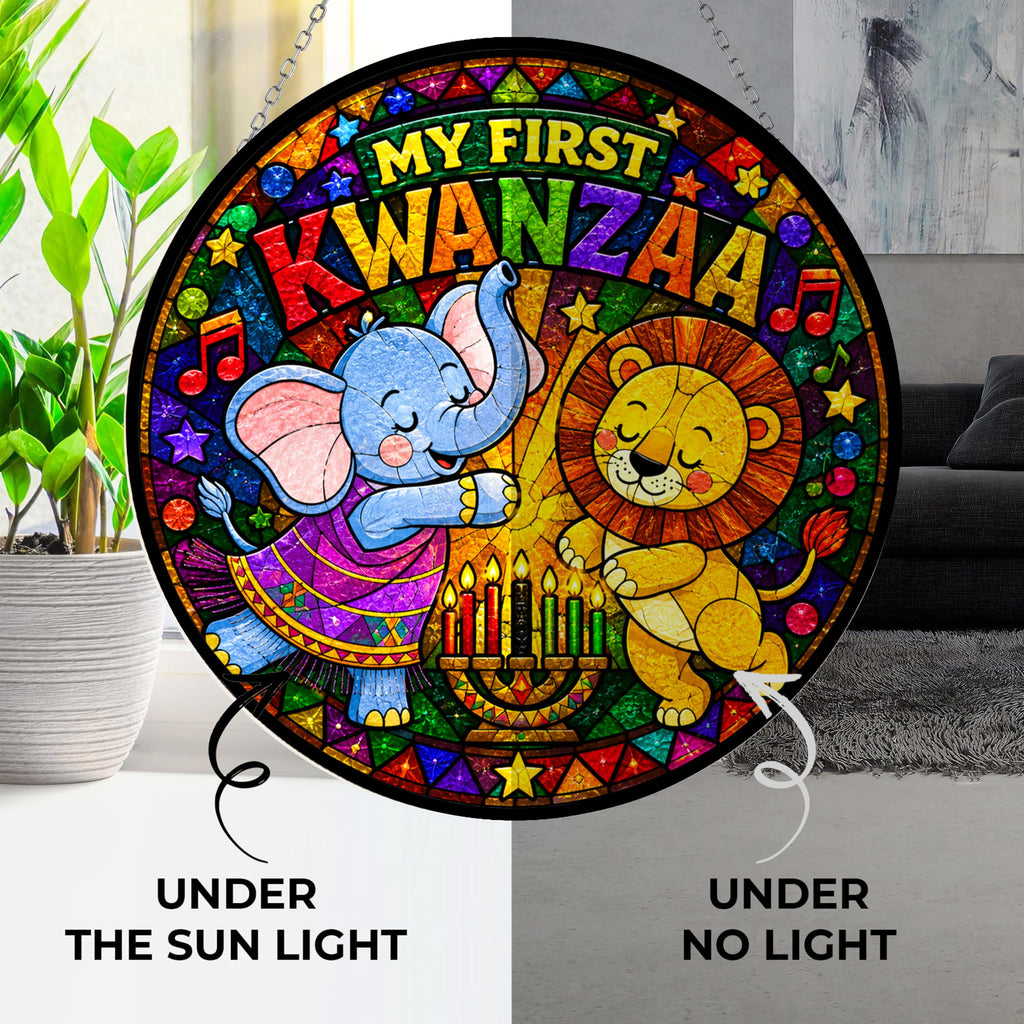 Stained Glass Wall Decor 7.9" X187614