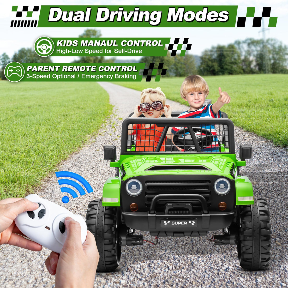 24V Ride on Car with Remote Control P7552